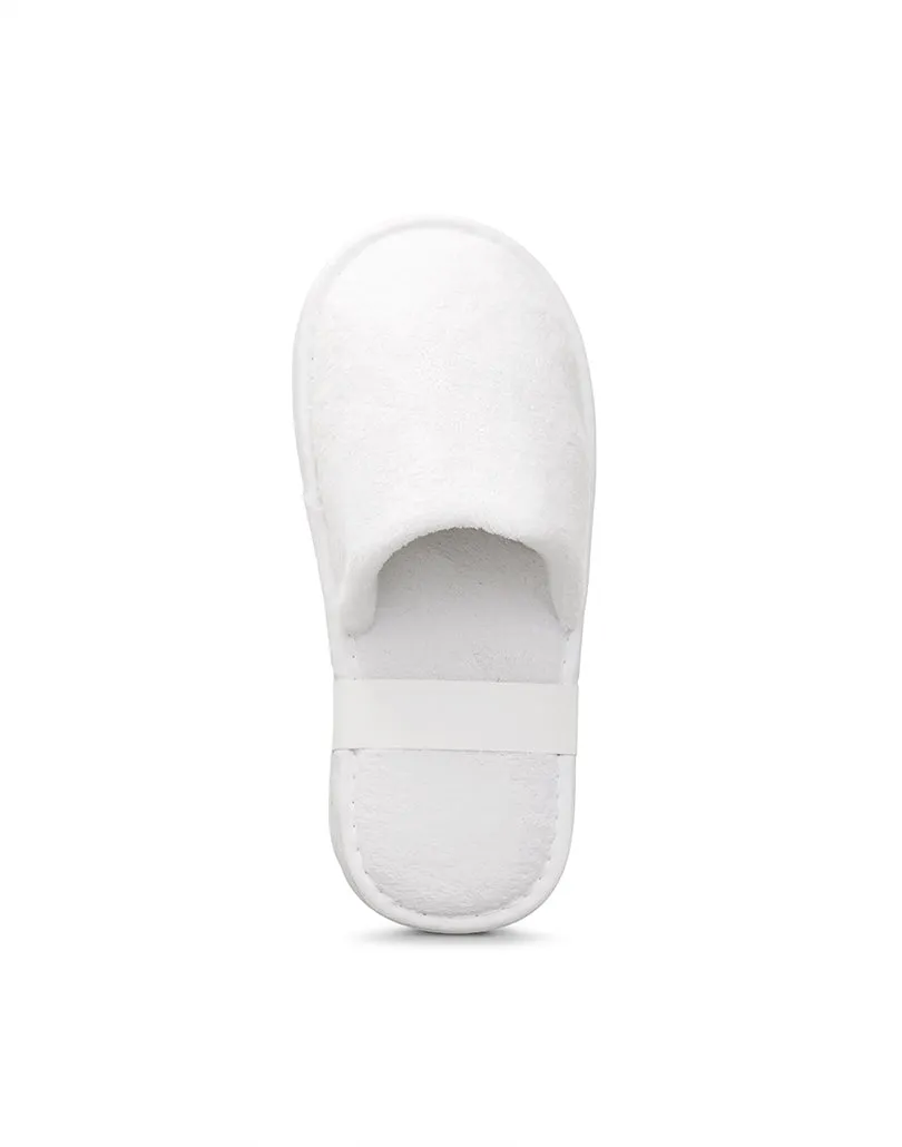 EAU D'EDEN 12 / 60 Pairs Disposable Velvet Hotel Spa Slippers (US 10)