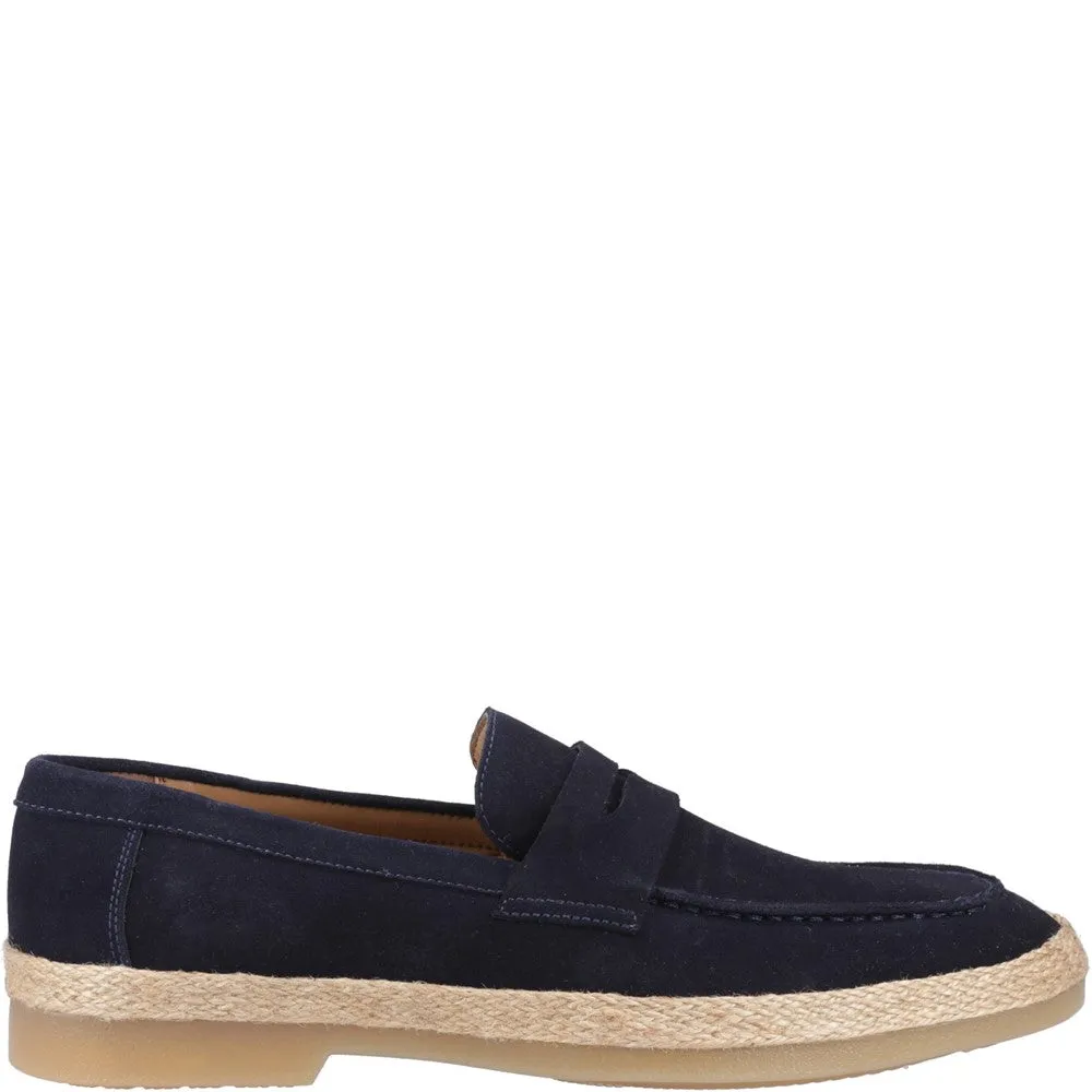 Navy Laurence Loafers
